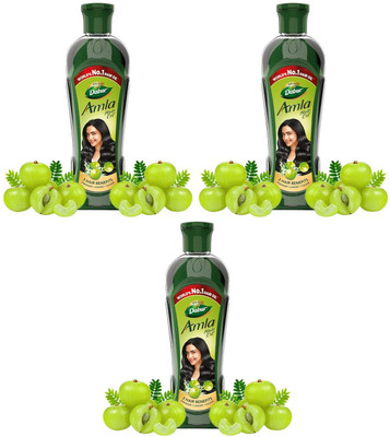 Dabur AMLA HAIR OIL 180 ML * 3 Unit Hair Oil(540 ml)