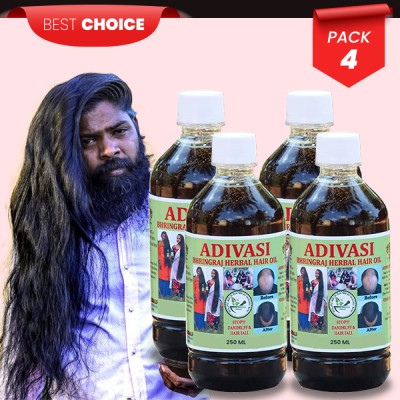 Adivasi AyurVedic Hair Oil - Hair Regrowth Hair Oil (1000 ml) Hair Oil(1000 ml)