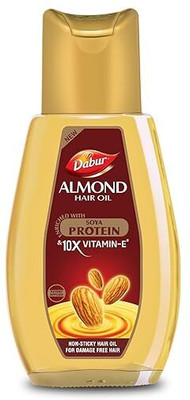 Dabur Almond Hair Oil 94ml With Almonds, Keratin Protein, Soya Protein & 10X Vitamin E Hair Oil(94 ml)