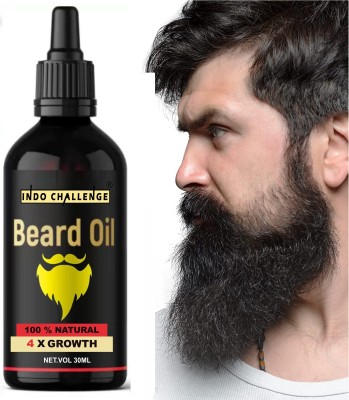 INDO CHALLENGE Supreme Quality Beard Growth Oil With Advanced Formula Based beard  Hair Oil(30 ml)