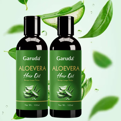 Garuda Aloe Vera Hair Oil – Deep Therapy for Damaged Hair - Pack of 2 Hair Oil(100 ml)