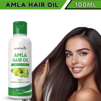 smartdrops Amla Aloevera Hair Oil | Anti-Hair Fall | Strong Long & Shiny | Unisex Use Hair Oil(100 ml)