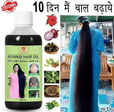 ENJAVE Maha Bhringraj Oil for Hair Growth and Resolve Dandruff Hair Oil(500 ml)