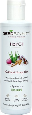 seed bounty Onion Ginger Hair Oil for Hair fall control,Anti Dandruff and Hair Growth | Hair Oil(200 ml)