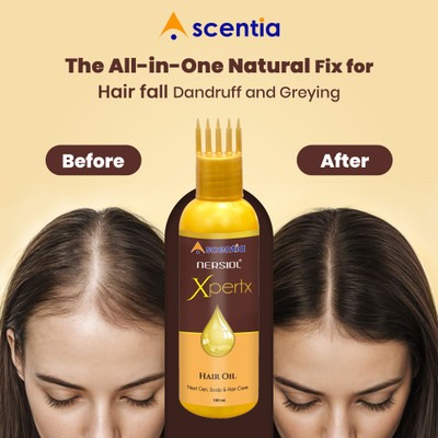 Nersiol Xpertx |Controls Hair Fall, Boosts Growth |With Bhringraj, Rosemary & Kalonji | Hair Oil(100 ml)