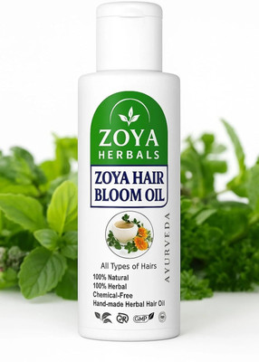 Zoya herbals Hair Bloom Oil – Natural Herbal Hair Oil for Hair Growth, Anti-Dandruff Hair Oil(100 ml)