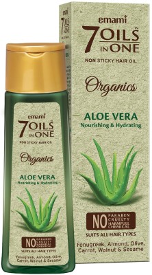 EMAMI 7 Oils in One Organics - Aloe Vera Hair Oil(200 ml)