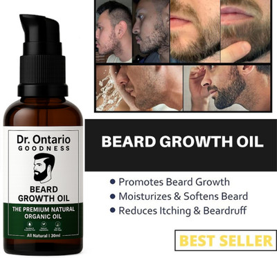Ontario Advanced Beard Growth Oil With Argan Oil For Thicker And Healthier Hair OilAX41 Hair Oil(30 ml)