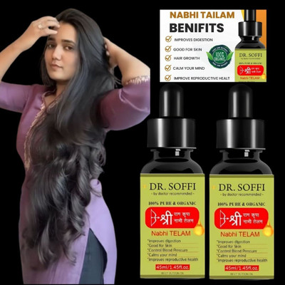 DR SOFFI Nabhi Oil , Navel Sutra Ayurvedic Oil for Skin , Belly , health and Beauty Hair Oil(90 ml)