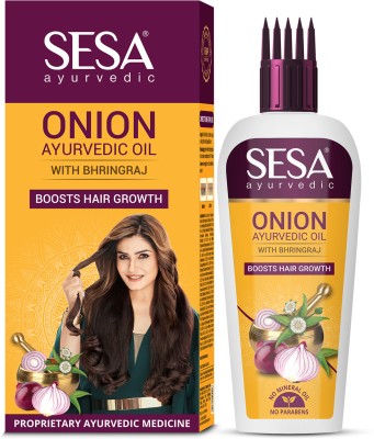 SESA Ayurvedic Onion Hair Oil for Hair Growth & Prevents Hairfall - 100ml Hair Oil(100 ml)