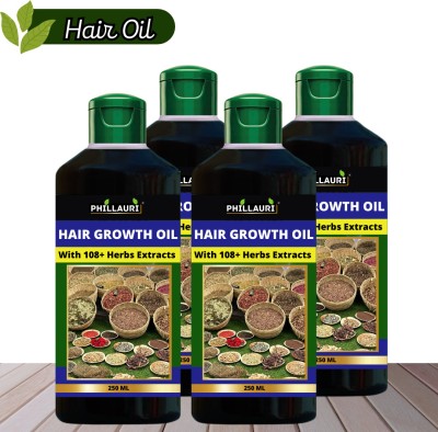 Phillauri Jbuti Hair oil (pack of 4) Hair Oil(1000 ml)