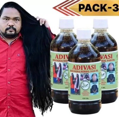 Adivasi Herbal Hair oil Herbal Pure Hair Growth/Hair Fall Control Oil 300 ML Hair Oil(300 ml)