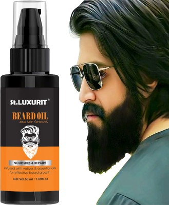 St.Luxurit Beard oil for patchy beard moustache Hair Oil(50 g)