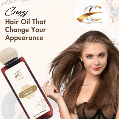 craggy cosmetic GROWTH HAIR OIL WITH THE GOODNESS OF ONION SEED|PACK OF-1 Hair Oil(100 g)