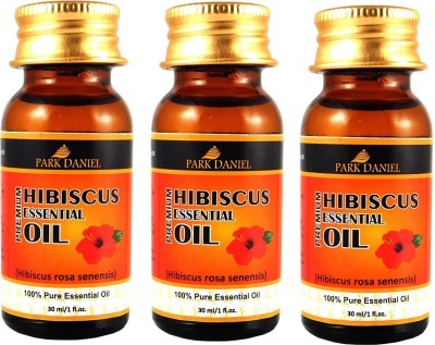 PARK DANIEL Premium Hibiscus oil Combo pack of 3 bottles of 30 ml(90ml) Hair Oil(90 ml)
