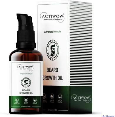ACTIWOW Beard Growth Oil That Provides Daily Beard Strength Hair Oil(30 ml)