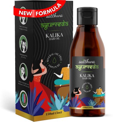 Satthwa Kalika Hair Oil for Revers Premature Greying Anti-Grey Darkening Hair Oil(150 ml)