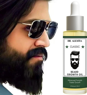 dr. alestia Beard Growth Oil for strong and healthy beard growth  Hair Oil(30 ml)