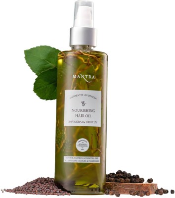 MANTRA Bhringraj & Hibiscus Nourishing Hair Oil | Shine Enhancer & Hair Growth Hair Oil(100 ml)