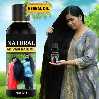 Adivasi Herbal Regrowth Hair Oil | ALL types of hairs Hair Oil(200 ml)