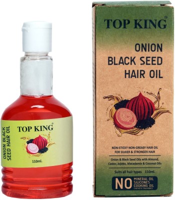 Top King Onion Black Seed Hair Oil For Hair Growth & Hair Fall Control Hair Oil(110 ml)