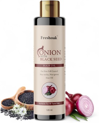 freshoak ONION WITH BLACK SEED Hair Oil(120 ml)