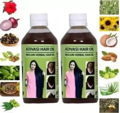 Adivasi HERBAL HAIR OIL FOR FAST HAIR GROWTH KALKIN Hair Oil(400 ml)