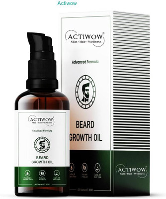 ACTIWOW Beard Growth Oil with Rich Botanical Extracts Hair Oil(30 ml)