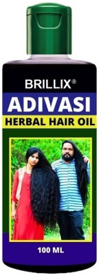 BRILLIX Adivasi hair oil original for Hair Growth and Fall Control, Adivasi Jadibuti Oil Hair Oil(100 ml)