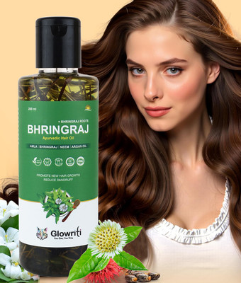Glowriti Maha Bhringraj Hair oil with Multiple Herbs Hair Oil(200 ml)