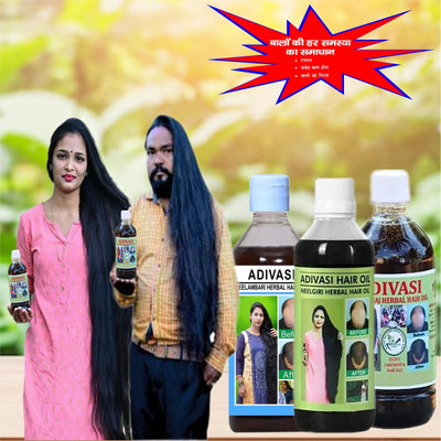 Adivasi Mulethi Til Brahmi Shine Elixir Hair Oil(300 ml)