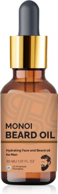 Teal & Terra Monoi Beard Oil for Shiny and Soft Brittle Hairs Hair Oil(30 ml)