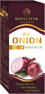 Royalstar RED ONION HERBAL AYURVEDIC HAIR OIL FOR END OF HAIR PROBLEMS & FASTER GROWTH Hair Oil(100 g)