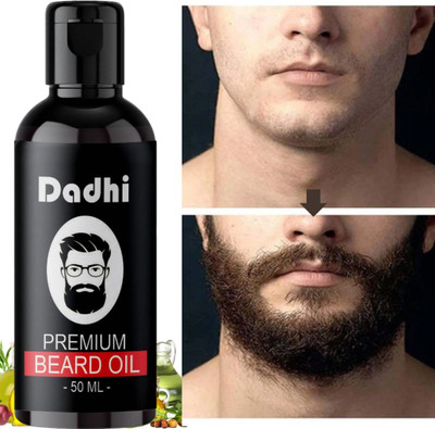 Dadhi Beard Growth Tonic & Gummies | Thickens & Improves Beard Density Hair Oil(50 ml)