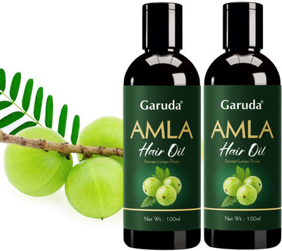 Garuda Amla Hair Oil – Restores Shine & Reduces Frizz - Pack of 2 Hair Oil(100 ml)