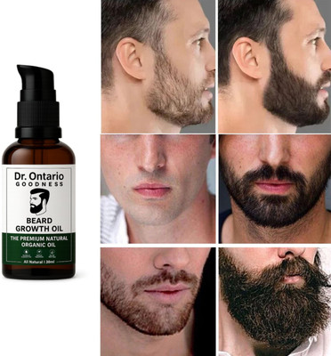 Ontario Advanced Beard Growth Oil With Argan Oil For Thicker And Healthier Hair OilAX66 Hair Oil(30 ml)