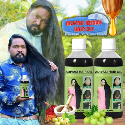 Adivasi Natural Hair Regrowth Oil For Fast Hair Growth | All Types Of Hairs Hair Oil(200 ml)