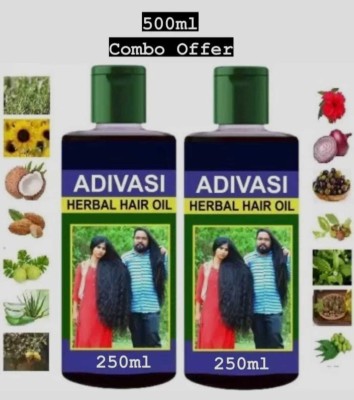 Adivasi hair growth oil 500ml pack of 1 Hair Oil(500 ml)