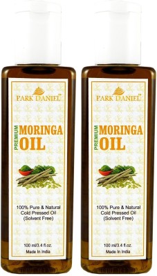 PARK DANIEL Premium Moringa oil combo of 2 bottles of 100 ml (200 ml) Hair Oil(200 ml)