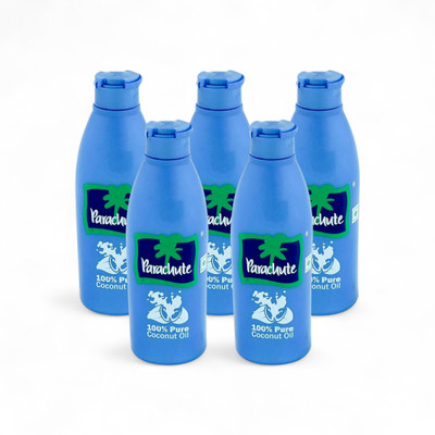 Parachute Pure Coconut Oil - 100ml Pack Of 5 Hair Oil(500 ml)