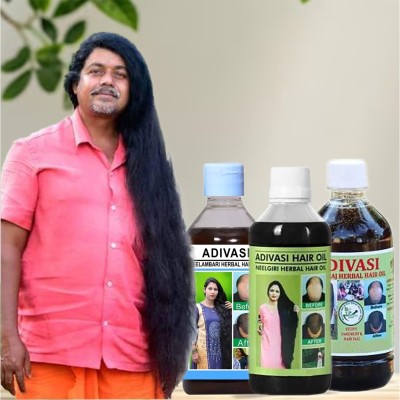 Adivasi Ashwagandha Bhringraj Hair Oil for Thick Volume Hair Oil(300 ml)