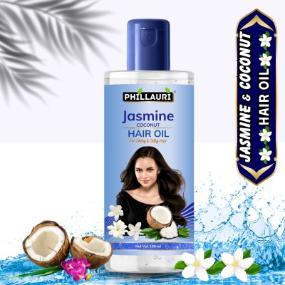 Phillauri Jasmine Hair Oil With Coconut For Damaged Hair Regrowth Hair Oil(100 ml)