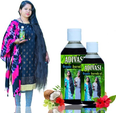 SRI MAHARISHI ADIVASI AYURVEDIC PRODUCTS ADIVASI ORGANIC AYURVEDIC HAIR OIL (100ML) Hair Oil(100 ml)