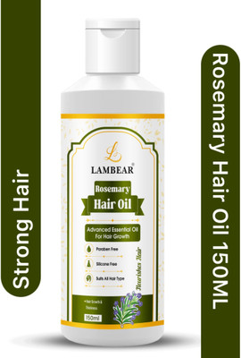 Lambear Rosemary Growth Boost Hair Oil – Herbal Essential Formula Hair Oil(150 ml)
