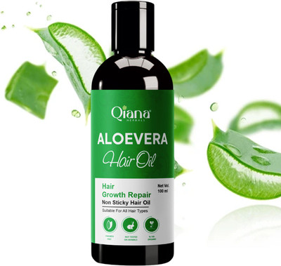 Qiana Aloe Vera Hair Oil – Refreshing Oil for Hair Care - Pack of 1 Hair Oil(100 ml)