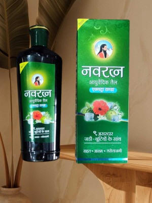 Navratna AYURVEDIC HAIR OIL Hair Oil(360 ml)