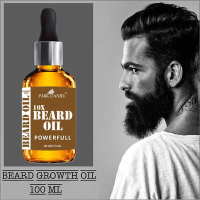 PARK DANIEL 10X Beard Oil POWERFULL- For fast Beard Growth(30 ml) Hair Oil(30 ml)