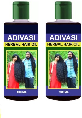 Adivasi Herbal Premium quality hair oil for hair Regrowth - hair fall control  Hair Oil(200 ml)