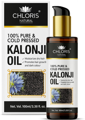 Chloris Natural Premium Cold Pressed Kalonji Black Seed Oil for Healthy Hairs and Skin  Hair Oil(100 ml)