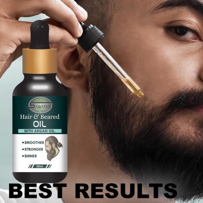 Sabates Beard Oil For Men \Easy-To-Manage Smooth Hair \ beard Hair Oil Beard Gel For Men(30 ml)